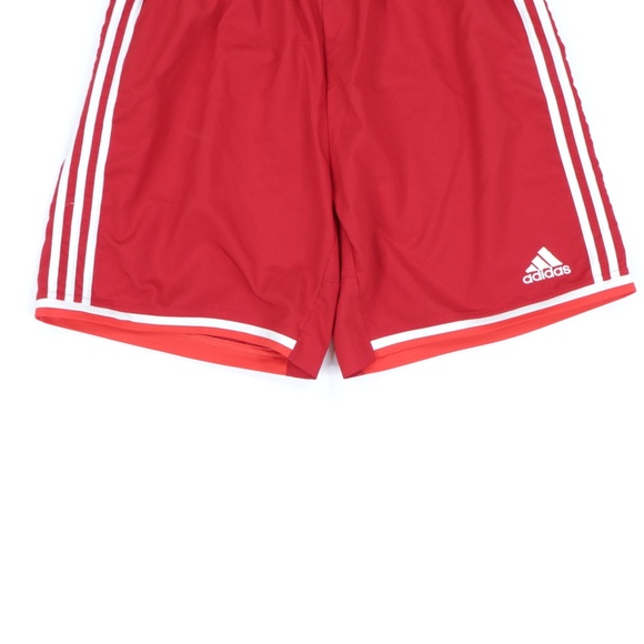 Vintage Adidas Striped Running Soccer Shorts Red - Picture 3 of 9
